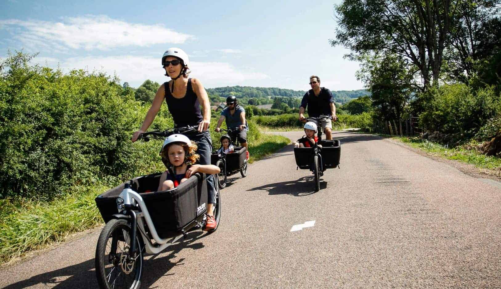 balade famille vélo cargo biporteur