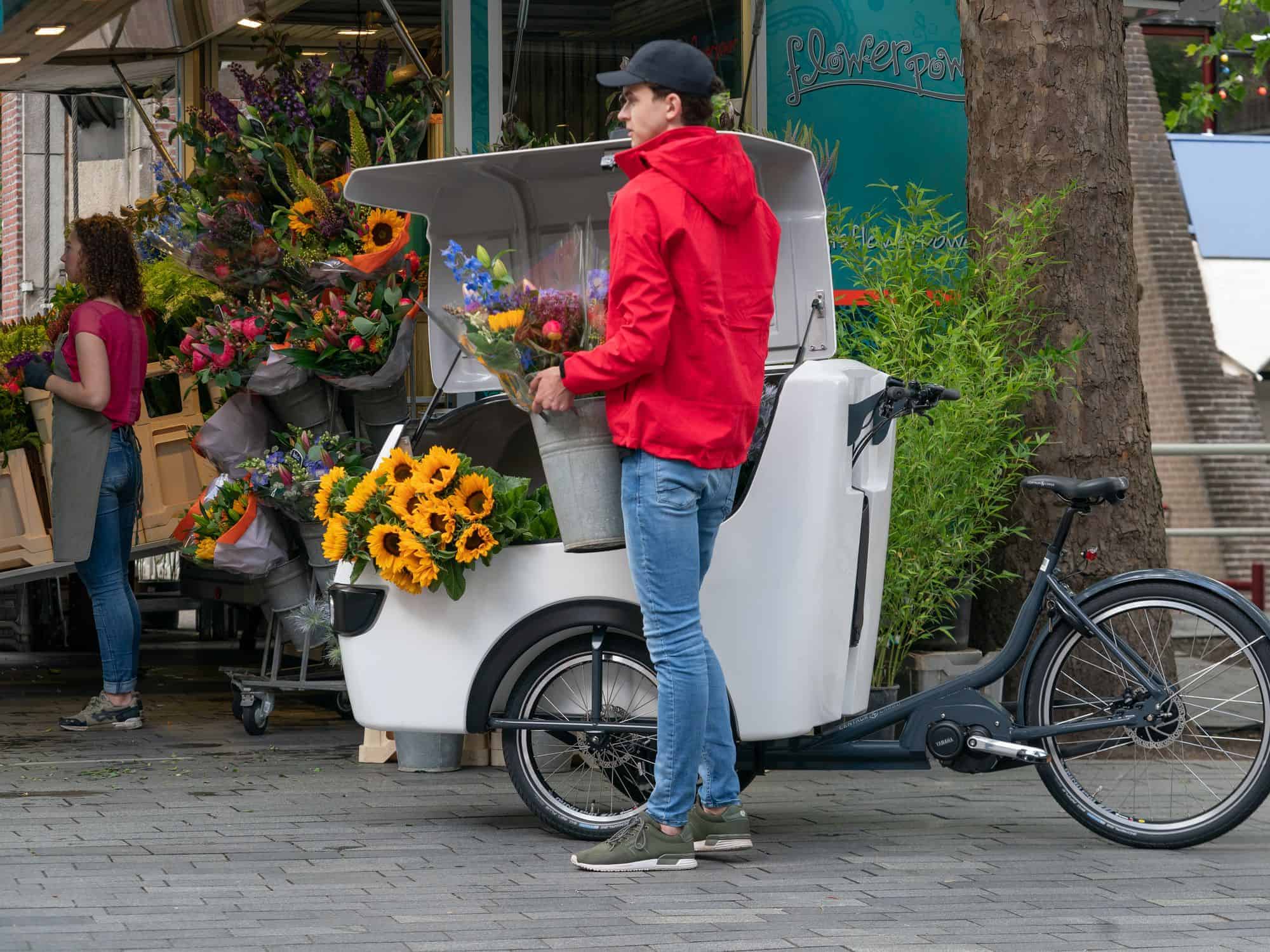 velo cargo professionnel tours livraison transport cargo triporteur Babboe Trike XL tours blois