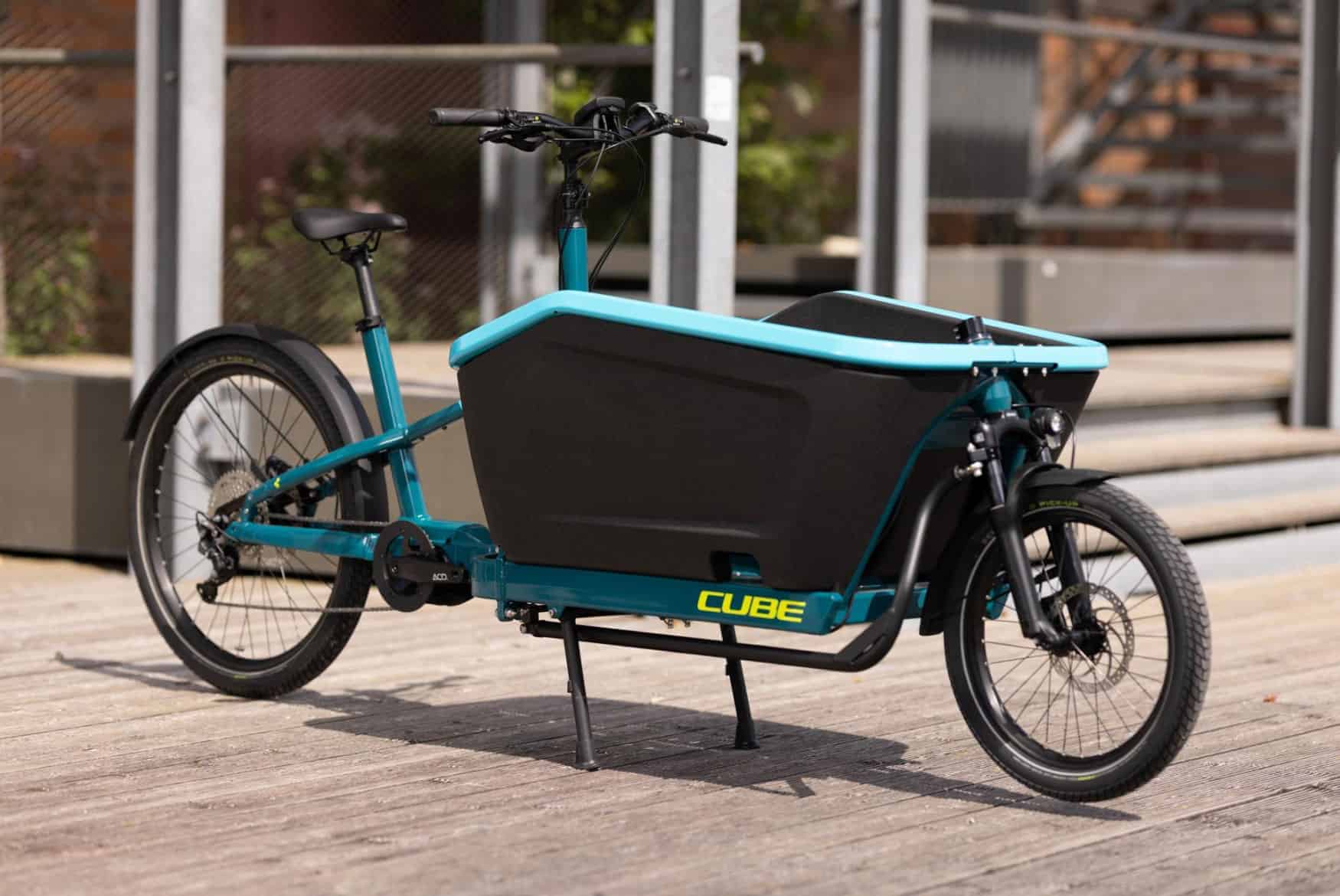 vélo cargo biporteur cube