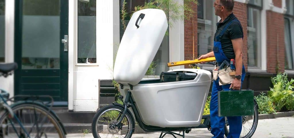 velo cargo transport urbain professionnel